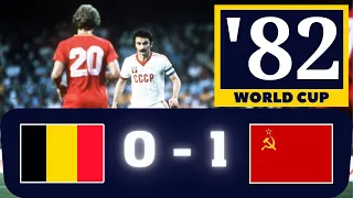 CCCP (Soviet Union) 1-0 Belgium World Cup 1982 Extended Goals & Highlights HD 1080 -Dasaev - Blokhin