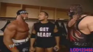 The Rock, Hulk Hogan And Kane Backstage Segment Funny