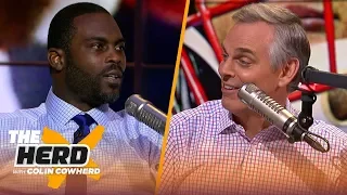 Tua could fall in the draft to a very good team, Lamar Jackson has accuracy — Vick | NFL | THE HERD