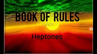 Book of Rules (lyrics) - Heptones