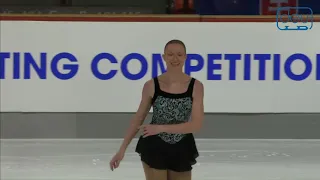 Aurelie HOLLENDER. Oberstdorf 2018. Silver Ladies I -Free Skating. 10 place
