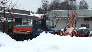 Winterdienst Schneefräse Unimog 2019