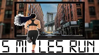 Run at Home 5 Miles in 30 Minutes on the best running paths in Manhattan - New York