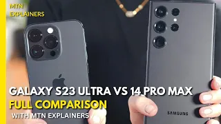 Galaxy S23 Ultra vs iPhone 14 Pro Max | The Ultimate Comparison | By MTN EXPLAINERS