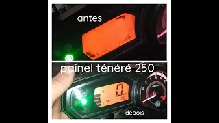 Consertando o Painel da Tenere e Fazer 250 com pelicula polarizada (sem soldas)