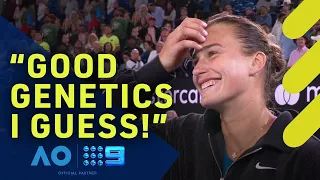 Sabalenka’s cheeky response to hitting harder than men - Australian Open 2023 | Wide World of Sports