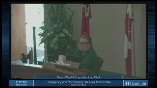 Emergency & Community Services Committee Meeting - May 18, 2023