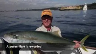 Sydney Harbour kingfish, 108cm 10kg