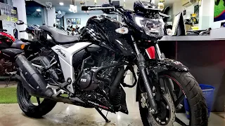 Apache RTR 160 4V Fi ABS | Walkaround Review - 2019 TVS Apache RTR 160 4V Fi ABS | Racing Black