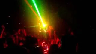 Kryoman "The Robot" no show de Tiesto _ Haze Night Club (Las Vegas)