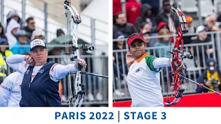 Sophie Dodemont v Jyothi Surekha Vennam – compound women Semifinal 2 | Paris 2022 World Cup S3