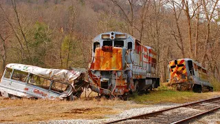 Abandoned Train-Wreck Lost Tunnel To Nowhere and Ancient Unknown Language Stone