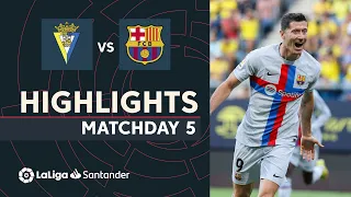 Highlights Cádiz CF vs FC Barcelona (0-4)