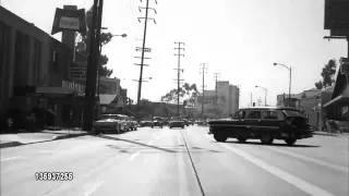 Sunset Strip in 1961. "Vintage Los Angeles" on Facebook. Footage GETTY images