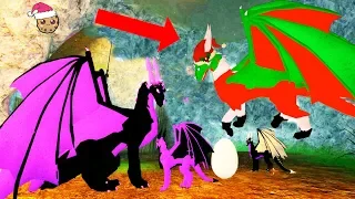 Story : Lost Egg Needs Family Baby Dragons Life Roblox Christmas Holiday Video