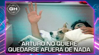 Arturo quiere ser parte de la relación de Nico y Flor 🐶 - Gran Hermano