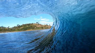 SURFING ALONE AT A SECRET REEF BREAK! (RAW POV) | EPISODE #4