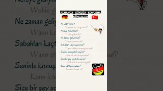 ALMANCA ÖĞRENİYORUM #deutschlernen #almancakursu #almancaa1 #almancaöğren #keşfet #shorts