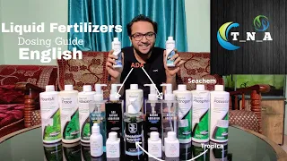 Episode. 05 Liquid Fertilizer Dosing Guide | Aquascaping 101 For Beginners | English