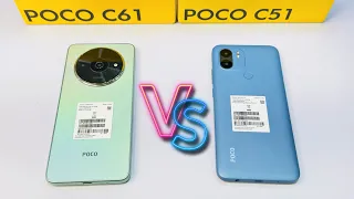 Poco C61 🆚 Poco C51 ⚡ Unboxing & Comparison ⚡ difference ?