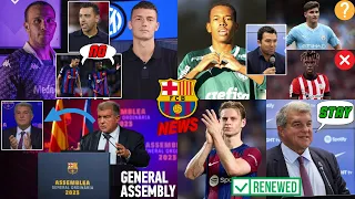 Messinho COMMITS To Barca🚨| Xavi REJECTS Two Signings💣| General Assembly RECAP⚖️| De Jong SE QUEDA✍️