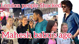 LONDON PEOPLE GUESSING MAHESHBABU’S AGE #maheshbabu #superstar #tollywood #londonsutrumvaliban