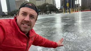 INSANE ICE STORM in DFW three days of freezing rain!