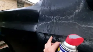 Restore oxidized paint with WD-40