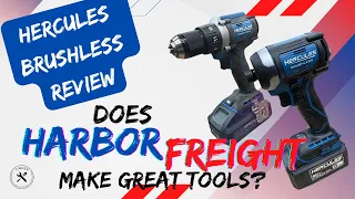 Is Hercules Pro Grade?  Harbor Freight Hercules Brushless Drill and Impact Review