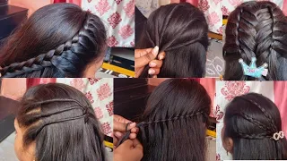 Five 5 beautiful design Hairstyle long hair. design Hairstyles#hairstyles #hair #Nirmala Hairstyles