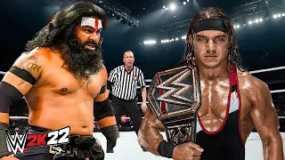 Veer Mahaan vs. Chad Gable (WWE 2K22)