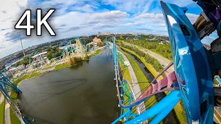 Mako horizon leveled front seat on-ride 4K POV SeaWorld Orlando