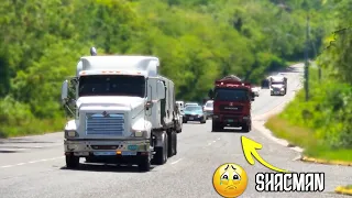 Chinese Truck Violated By American Trucks Going Uphill !! | JM