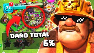 Y si defendemos con SUPERMINEROS en ESPERPENTO 😎 Clash Of Clans