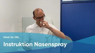 Instruktion Nasenspray