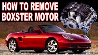 How to Remove Porsche Motor - Boxster - 911 996 - DIY Step by Step Engine Drop