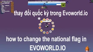 how to change the national flag in Evoworld.io ( làm thế nào để đối cờ quốc kỳ trong EvoWorld.io)