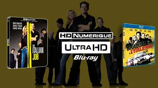 Braquage à l'italienne (The Italian Job, 2003) : Comparatif 4K Ultra HD vs Blu-ray (EU, 2013)