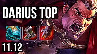 DARIUS vs YORICK (TOP) | 10/1/7, 1.7M mastery, Rank 8 Darius, 600+ games | NA Challenger | v11.12