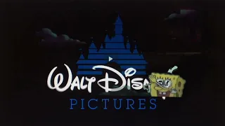 WALT DISNEY PICTURES LOGO FLASHLIGHT WITH SPONGEBOB FLYING