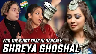 Our Favourite Shreya Performance! Latinos react to Shreya Ghoshal AMAZING BENGAL SINGING