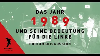 1989 und die Linke (PAS Podiumsdiskussion, Frankfurt, 02/06/15)