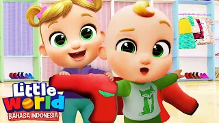 Aku Ingin Pakai Baju Sendiri | Kartun Anak | Little World Bahasa Indonesia