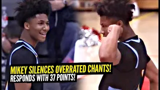 Mikey Williams SILENCES The Haters & Drops 37 Point TRIPLE DOUBLE! NEVER Chant "Overrated" To Mikey!