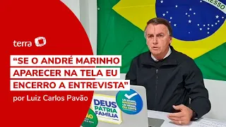 Bolsonaro se irrita com pergunta sobre 'rachadinha' e abandona entrevista