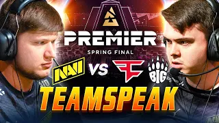 Тимспик NAVI CS:GO vs FaZe и BIG на @BLASTPremier Spring Final 2021