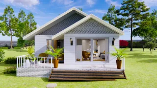 (8x9) Meters ,(775 sqft) Luxurious Cottage House - Idea Design House | Exploring Tiny House