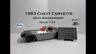 1963 Chevy Corvette By Jada 20th Anniversary LOPRO Wave 2