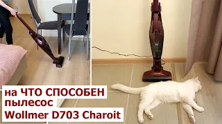 Беспроводной пылесос Wollmer D703 Charoit. НА ЧТО ОН СПОСОБЕН?! ОБЗОР и ТЕСТ