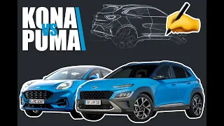 Hyundai KONA  vs  Ford PUMA | Grandes detalles en frascos pequeños